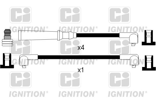 QUINTON HAZELL Комплект проводов зажигания XC498
